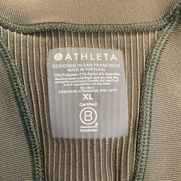 Athleta Racer Back High Neck Workout Tank Top - Picture 4 of 4